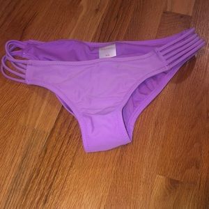 Purple bathing suit bottoms